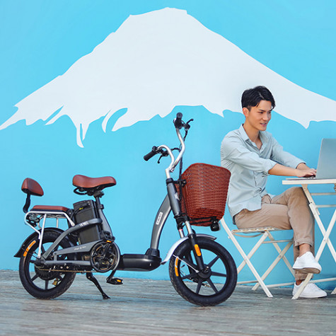 HIMO C16 Electric Bicycle Beige